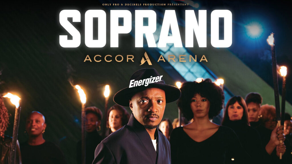 Soprano et Energizer unissent leurs énergies pour recharger l’AccorArena